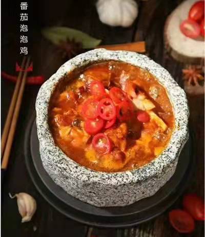 番茄泡泡雞
